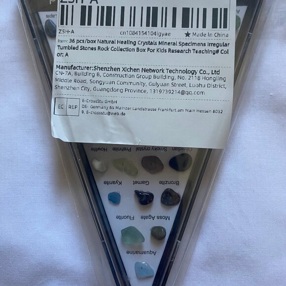 36 PCS/Box Natural Healing Crystals Mineral Specimens Irregular Tumbled Stones - Picture 5 of 6